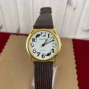 Majestron | Accessories | Vintage Majestron Moon Phase Gold  display picture 1